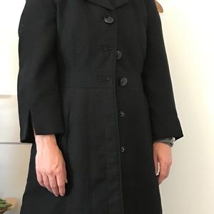Black Tulle Coat - Size Small